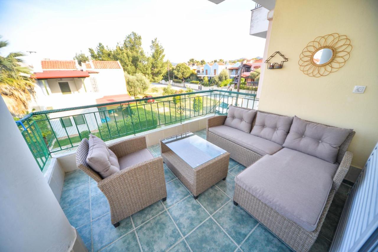 Apartman Porto Blue Lux Lägenhet Pefkochori Exteriör bild
